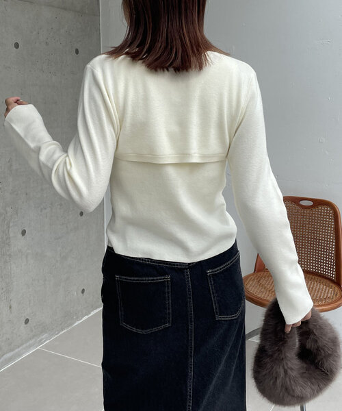 CAPRICIEUX LE'MAGE（カプリシューレマージュ）の「クロップレイヤード