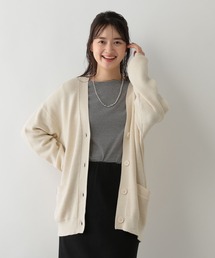 GLOBAL WORK Smile Seed Store | なめらかVネックカーディガン/116040(ニット/セーター)