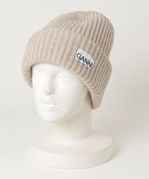 GANNI ビーニー/ニット帽　グレー GANNI｜ガニー（レディース）のニットキャップ/ビーニー（グレー