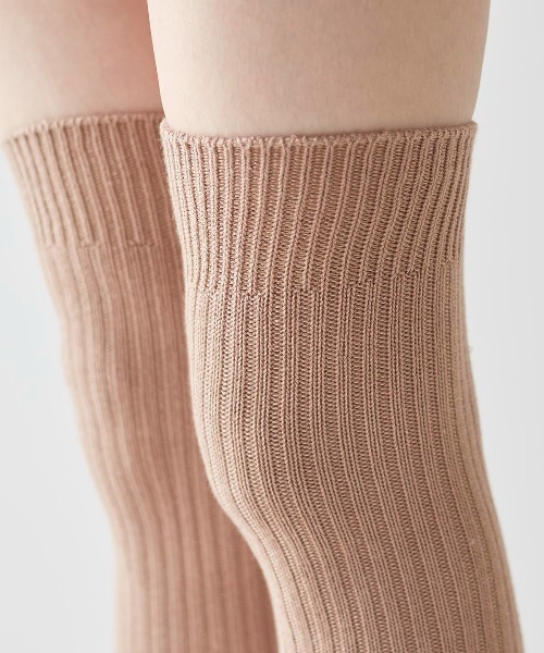 リブオーバーニーソックス60cm丈（ソックス/靴下）｜tutuanna