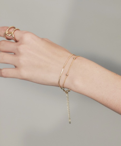 ciite'(シーテ)の「2連チェーンブレスレット(ブレスレット・レディース・ゴールド/シルバー・FREE)」の5枚目の写真