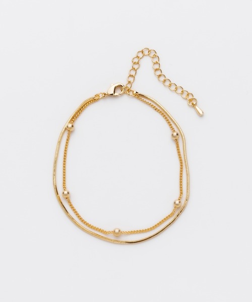 ciite'(シーテ)の「2連チェーンブレスレット(ブレスレット・レディース・ゴールド/シルバー・FREE)」の9枚目の写真