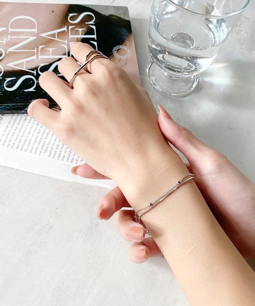 ciite'(シーテ)の「2連チェーンブレスレット(ブレスレット・レディース・ゴールド/シルバー・FREE)」の15枚目の写真