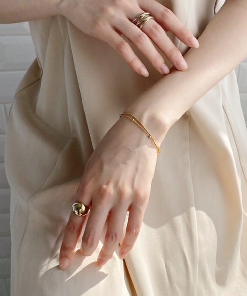 ciite'(シーテ)の「2連チェーンブレスレット(ブレスレット・レディース・ゴールド/シルバー・FREE)」の17枚目の写真