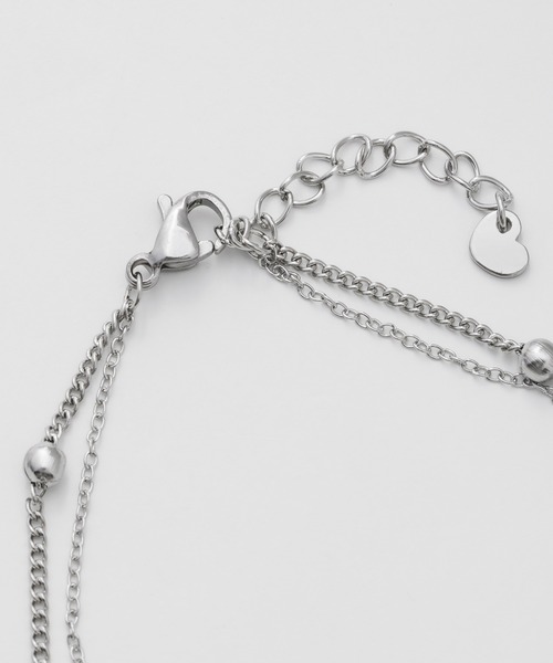 ciite' surgical stainless（シーテサージカルステンレス）の「【 金属アレルギー対応 】 2連ハートデザインブレスレット サージカルステンレス（ブレスレット・レディース・シルバー/ゴールド/ピンクゴールド・FREE）」の9枚目の写真