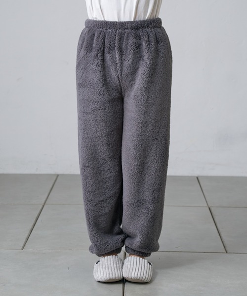 COLONY 2139（コロニートゥーワンスリーナイン）の「シープタッチパンツ（ルームウェア/パジャマ・レディース・チャコールグレー/ライトグレー/アイボリー・FREE）」の13枚目の写真