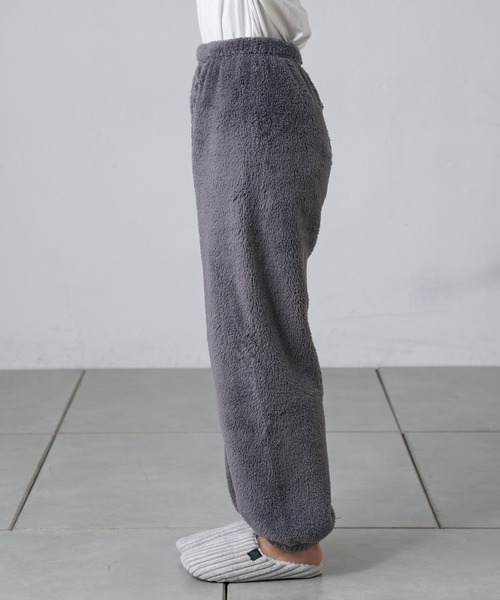 COLONY 2139（コロニートゥーワンスリーナイン）の「シープタッチパンツ（ルームウェア/パジャマ・レディース・チャコールグレー/ライトグレー/アイボリー・FREE）」の14枚目の写真