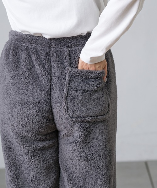COLONY 2139（コロニートゥーワンスリーナイン）の「シープタッチパンツ（ルームウェア/パジャマ・レディース・チャコールグレー/ライトグレー/アイボリー・FREE）」の17枚目の写真