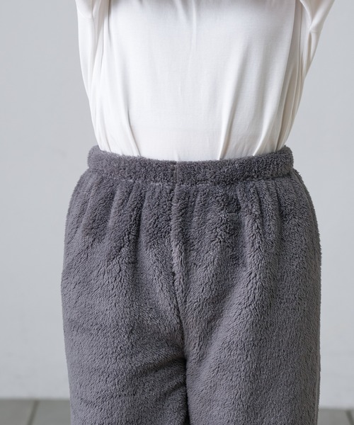 COLONY 2139（コロニートゥーワンスリーナイン）の「シープタッチパンツ（ルームウェア/パジャマ・レディース・チャコールグレー/ライトグレー/アイボリー・FREE）」の16枚目の写真