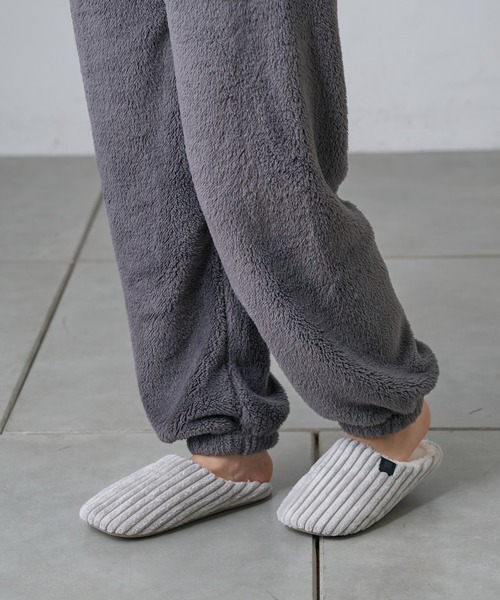 COLONY 2139（コロニートゥーワンスリーナイン）の「シープタッチパンツ（ルームウェア/パジャマ・レディース・チャコールグレー/ライトグレー/アイボリー・FREE）」の18枚目の写真