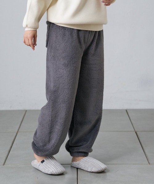 COLONY 2139（コロニートゥーワンスリーナイン）の「シープタッチパンツ（ルームウェア/パジャマ・レディース・チャコールグレー/ライトグレー/アイボリー・FREE）」の6枚目の写真