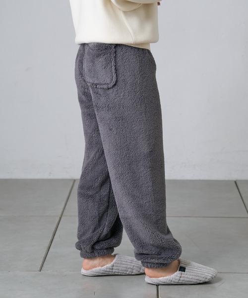 COLONY 2139（コロニートゥーワンスリーナイン）の「シープタッチパンツ（ルームウェア/パジャマ・レディース・チャコールグレー/ライトグレー/アイボリー・FREE）」の7枚目の写真