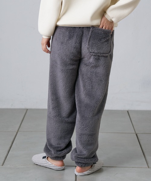 COLONY 2139（コロニートゥーワンスリーナイン）の「シープタッチパンツ（ルームウェア/パジャマ・レディース・チャコールグレー/ライトグレー/アイボリー・FREE）」の8枚目の写真