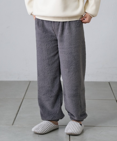 COLONY 2139（コロニートゥーワンスリーナイン）の「シープタッチパンツ（ルームウェア/パジャマ・レディース・チャコールグレー/ライトグレー/アイボリー・FREE）」の9枚目の写真