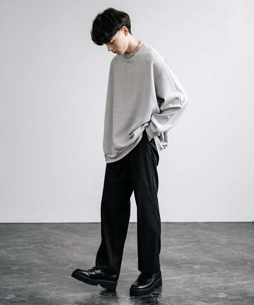 Rocky Monroe(ロッキーモンロー)の「ユーチップトゥ ワークソールフェイクレザーシューズ(ドレスシューズ・メンズ・ブラック・L/M/XL)」の5枚目の写真