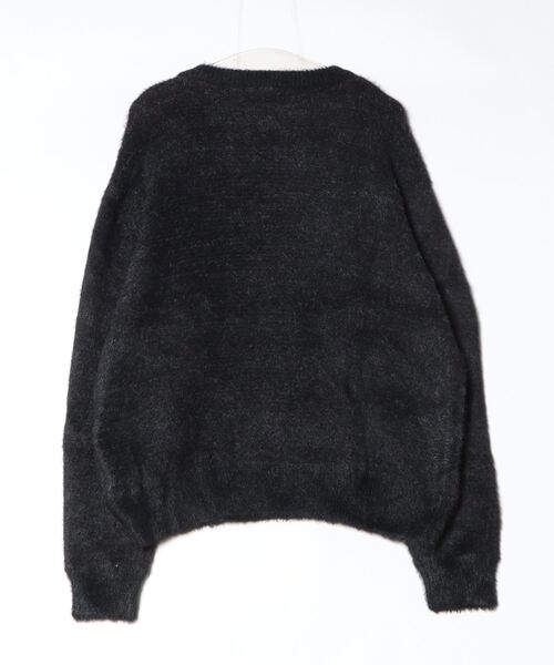 ロゴ シャギーニット / logo shaggy knit（ニット/セーター）｜1111clothing（ワンフォークロージング）
