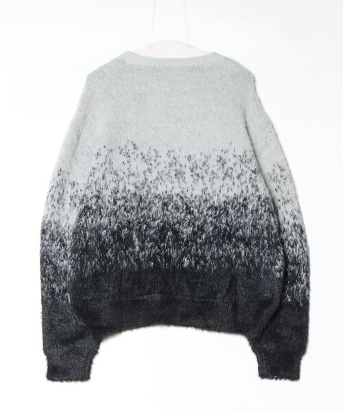 ロゴ シャギーニット / logo shaggy knit（ニット/セーター）｜1111clothing（ワンフォークロージング）