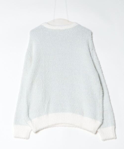 ロゴ シャギーニット / logo shaggy knit（ニット/セーター）｜1111clothing（ワンフォークロージング）