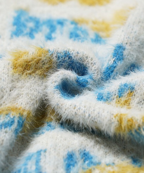 ロゴ シャギーニット / logo shaggy knit（ニット/セーター）｜1111clothing（ワンフォークロージング）