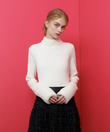 LOULOU WILLOUGHBY | ◇【LOULOU WILLOUGHBY】ファーアクセントプルオーバー(ニット/セーター)