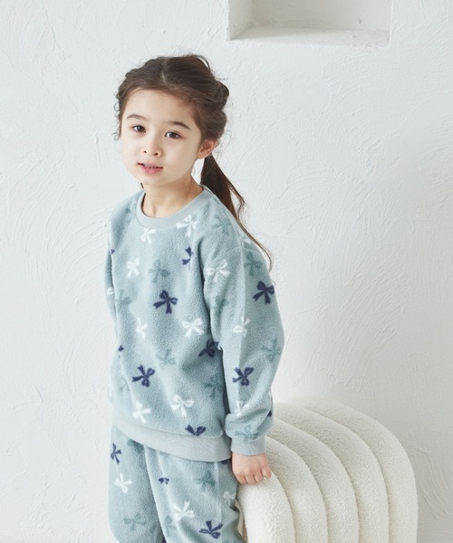 マークバイマークジェイコブス パジャマ ルームウェア KIMONO 巾着ポーチ付 JENNI love（ジェニィラブ）の「巾着付きハートロゴ総柄ルーム