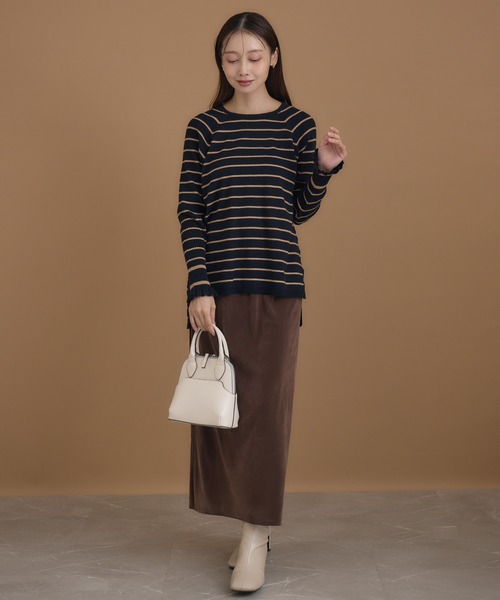 KATHARINE ROSS（キャサリンロス）の「【Pillini/ピリーニ】ベロアチュールナロースカート（スカート・レディース・ブラック/モカ/ブラウン・MEDIUM/LARGE）」の13枚目の写真