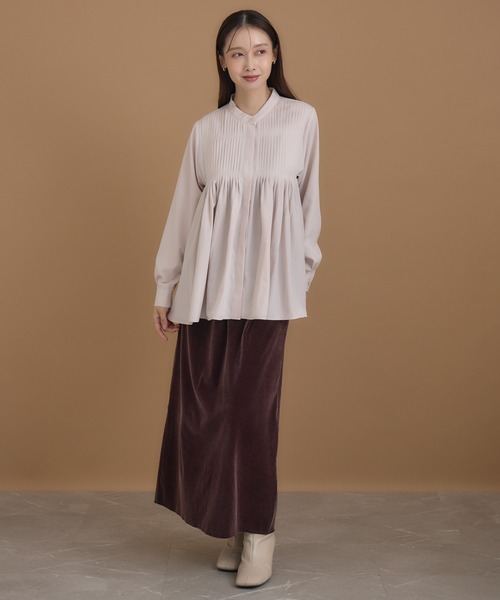 KATHARINE ROSS（キャサリンロス）の「【Pillini/ピリーニ】ベロアチュールナロースカート（スカート・レディース・ブラック/モカ/ブラウン・MEDIUM/LARGE）」の14枚目の写真