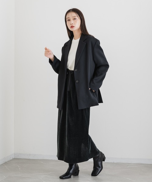 KATHARINE ROSS（キャサリンロス）の「【Pillini/ピリーニ】ベロアチュールナロースカート（スカート・レディース・ブラック/モカ/ブラウン・MEDIUM/LARGE）」の19枚目の写真