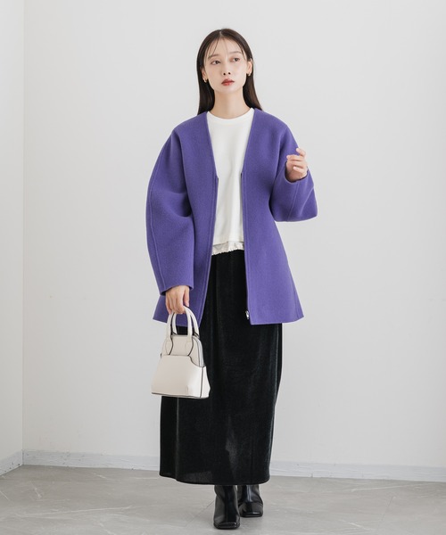 KATHARINE ROSS（キャサリンロス）の「【Pillini/ピリーニ】ベロアチュールナロースカート（スカート・レディース・ブラック/モカ/ブラウン・MEDIUM/LARGE）」の20枚目の写真