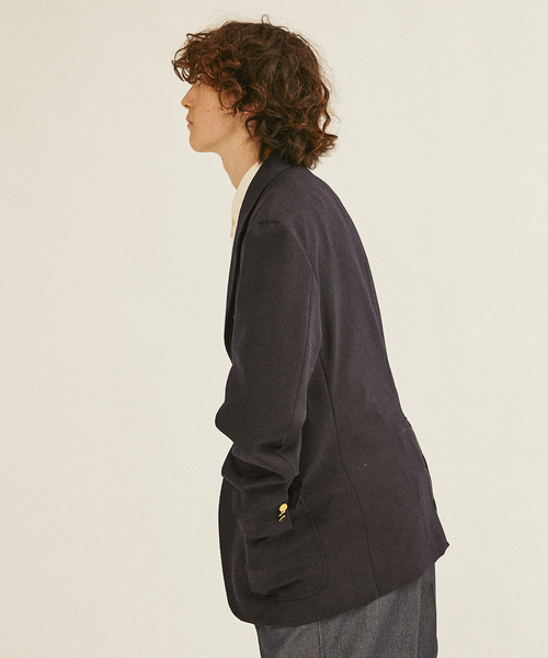 417 EDIFICE（フォーワンセブンエディフィス）の「【MOONLIGHT CLOTHING】 BLAZER（テーラードジャケット・メンズ・ネイビー・36/38/40/42）」の10枚目の写真