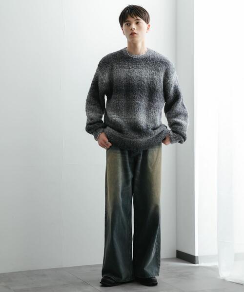 SENSE OF PLACE by URBAN RESEARCH（センスオブプレイスバイアーバンリサーチ）の「『ユニセックス』ブークレグラデーションニット（ニット/セーター・メンズ・ブルー/グレー/ブラウン/オレンジ/ライトグレー/グリーン・MEDIUM/LARGE）」の18枚目の写真