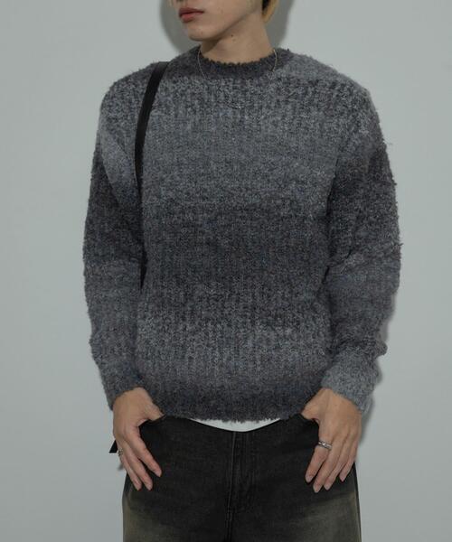 SENSE OF PLACE by URBAN RESEARCH（センスオブプレイスバイアーバンリサーチ）の「『ユニセックス』ブークレグラデーションニット（ニット/セーター・メンズ・ブルー/グレー/ブラウン/オレンジ/ライトグレー/グリーン・MEDIUM/LARGE）」の22枚目の写真