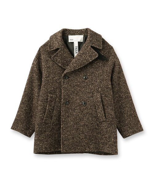UNTITLED(アンタイトル)の「◆【TICCA】ミックスツイードピーコート(ピーコート・レディース・ブラウン系その他5・02)」の6枚目の写真