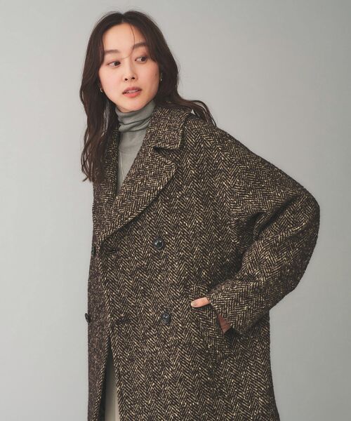 UNTITLED(アンタイトル)の「◆【TICCA】ミックスツイードピーコート(ピーコート・レディース・ブラウン系その他5・02)」の7枚目の写真