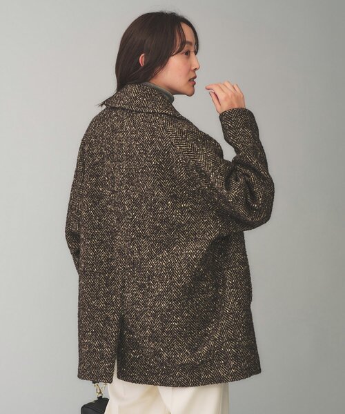 UNTITLED(アンタイトル)の「◆【TICCA】ミックスツイードピーコート(ピーコート・レディース・ブラウン系その他5・02)」の8枚目の写真