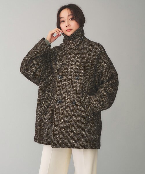 UNTITLED(アンタイトル)の「◆【TICCA】ミックスツイードピーコート(ピーコート・レディース・ブラウン系その他5・02)」の9枚目の写真