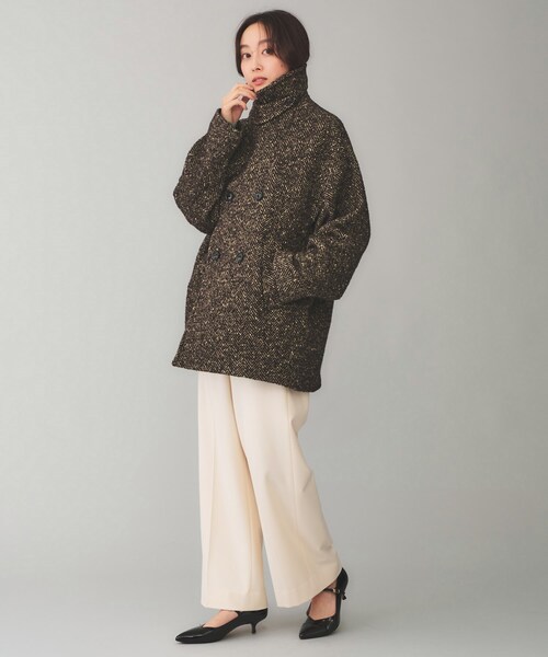 UNTITLED(アンタイトル)の「◆【TICCA】ミックスツイードピーコート(ピーコート・レディース・ブラウン系その他5・02)」の11枚目の写真