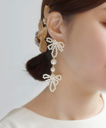 ANEMONE | パールフラワーピアス[Hanayome](ピアス（両耳用）)