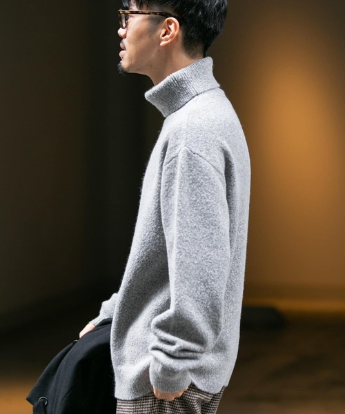 23区　洗える　ブークレ タートルネック ニット　44 XL trim_ofcrs_item630d8c0e66a211e