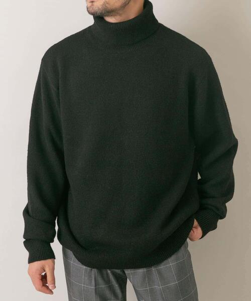 セール】『XLサイズあり』ブークレストレッチタートルニット（ニット