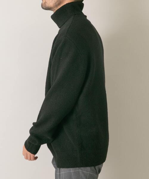 URBAN RESEARCH ROSSO MEN(アーバンリサーチロッソメン)の「『XLサイズあり』ブークレストレッチタートルニット(ニット/セーター・メンズ・カーキ/ブラック/グレー/ベージュ系その他・MEDIUM/LARGE/X-LARGE/SMALL)」の21枚目の写真