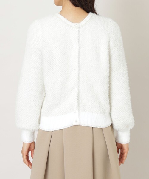 TO BE CHIC(トゥー ビー シック)の「ファンシーフェザー 2WAYニット(ニット/セーター・レディース・グレー系その他/ベージュ・42/40)」の7枚目の写真