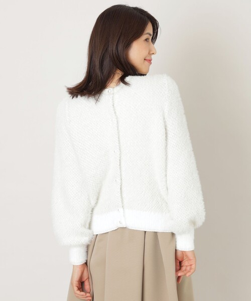 TO BE CHIC(トゥー ビー シック)の「ファンシーフェザー 2WAYニット(ニット/セーター・レディース・グレー系その他/ベージュ・42/40)」の8枚目の写真