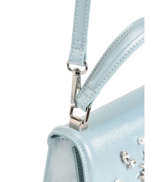 MERCURYDUO（マーキュリーデュオ）の「2WAYショルダービジューBAG（ショルダーバッグ・レディース・オフホワイト/ブルー・FREE）」の6枚目の写真