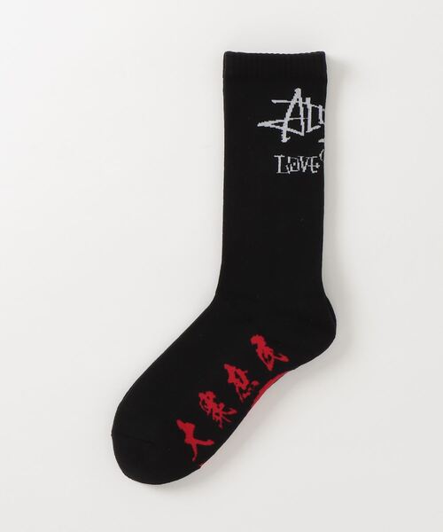ALDIES(アールディーズ)の「90s Long Socks / ナインティーズロングソックス(ソックス/靴下・メンズ・ホワイト/ピンク/ブラック・MENS/WOMENS)」の3枚目の写真