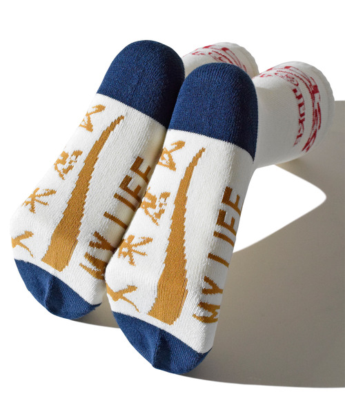 ALDIES(アールディーズ)の「90s Long Socks / ナインティーズロングソックス(ソックス/靴下・メンズ・ホワイト/ピンク/ブラック・MENS/WOMENS)」の7枚目の写真