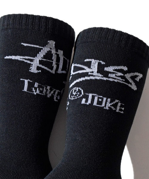 ALDIES(アールディーズ)の「90s Long Socks / ナインティーズロングソックス(ソックス/靴下・メンズ・ホワイト/ピンク/ブラック・MENS/WOMENS)」の10枚目の写真