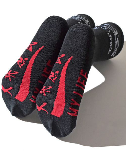 ALDIES(アールディーズ)の「90s Long Socks / ナインティーズロングソックス(ソックス/靴下・メンズ・ホワイト/ピンク/ブラック・MENS/WOMENS)」の11枚目の写真