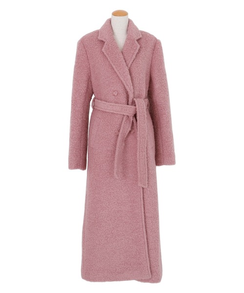 AMBIENT（アンビエント）の「ブークレウールコート（その他アウター・レディース・キャメル/アイボリー/グレー/ピンク・M/S）」の4枚目の写真