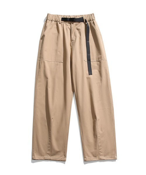B'day(ビーデイ)の「【 B'day / ビーデー 】ツイルイージーバレルレッグパンツ(チノパンツ・メンズ・ベージュ/オリーブ/ブラック・MEDIUM/LARGE)」の11枚目の写真